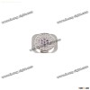 Silver Diamond Metal Home Button Key Replacement For iPhone 5