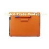 Orange Dustproof Shock Resistant Ipad Protective Case With Pen Holder