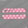 Trendy Polka Dot Pattern Top and Bottom Glass Cover Replacement for iPhone 5