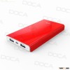 DOCA urtra thin D605 portable power bank for mobile phone
