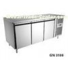 Silver Under Counter Freezer For Supermarket GN3100BT , Commercial Undercounter Refrigerator