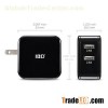 wholesale intelligent foldable dual port travel wall cell phone charger for HTC/iPhone6s
