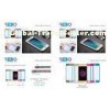 Silver 3D TOYO Titanium Alloy Tempered Glass for iPhone 6 , 2.5D Round Edge