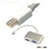 2 in 1 Mini DisplayPort DP to Digi-Port HDMI + VGA dual Female Adapter Convertor