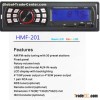 Deckless radio MP3 player with USB,SD,MMC card playable
