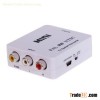 Portable hdmi2av converter adapter Support PAL/NTSC 480i 576i for HD camera DVD TO TV display