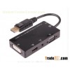 DP to DVI Audio HDMI VGA Adapter