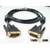 2M DVI-D Monitor Cable, Black, 2 Metre DVI Cable, Gold Plated