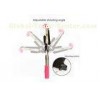 Telescoping mobile iPhone selfie stick with cord , Wired Monopod Rotate 360