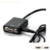 HDMI Male to VGA Female Video Converter Adapter With Audio Output for PC DVD HDTV PS3 HD 1080P