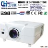 cheap projector hdmi 1080p with 2500 lumens & led lamp & lcd panel & usb & speakers