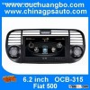 Ouchuangbo car dvd radio gps navigator Fiat 500 S100 Platform
