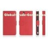 Sony Cell Phone Cases, Xperia Z Red PU Stand Cover with Card holders