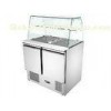 Artificial Defrost Salad Prep Fridge With Glass Top 240V , Salad Prep Table