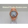 Professional 18K rose gold Diamond Quartz Watch for women eco friendly