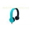Shiny Colorful Rubber Coating Handfree HI FI Stereo Headphones For Kids
