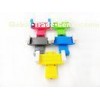 Yellow Cell Phone Car Mount Holder , angled car air vent mobile phone holders