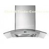Glass Classic range hood Island mount , Commercial Cooking Hoods touch control