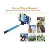 Mobile Phone Bluetooth Selfie Stick , Extendable Hand Monopod For Travel