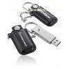 Pocket Customised Leather USB Flash Drive Engraving Brand Logo