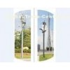 Maglev Turbines Wind Solar Hybrid Street Light System with Single Arm