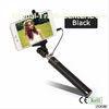 Colorful mobile phone selfie stick  wired with IOS and Android