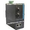 Single / Multi-Mode Industrial Fiber Media Converter Supports 2 TP And 2 Fiber Ports