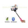 Telescopic Handheld trip smartphone Wired Selfie Monopod With Cable