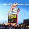 Large Pixel 16mm Outdoor Led Billboard DIP Wireless Control Walking Lighting