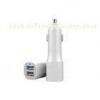 Dual USB Output Universal USB Car Charger With Blue Indicator