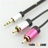 3.5mm MiniJack Male To 2*RCA Male Cable