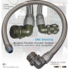 EMC shielding braided Flexible metal Conduit for automation cables