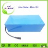 Li-ion type 12v 20ah rechargeable electric golf cart battery