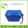 One year warranty 3s4p 8.8ah 5c high discharge li-ion battery 12v