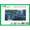 2 Layer PCB Board Immersion gold + plating gold fingers Blue solder mask