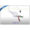 0.8M cable 3.5MM plug stereo retractable earphone / earbuds for Girls