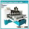4 Axis Cnc Wood Engraving Machine With 8 Rotary Heads YASKAWA Servo