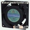 SJ8025HA2 80mm Ball or Sleeve bearing Industrial cooling AC Axial Fans, Aluminum 7 blade fan 80x