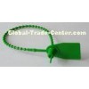 Nylon Clip Green Container Security Seals / Bolt Seals For Supermarkets