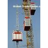 1600kg Double Cage Mast Construction Material Hoist High Reliability , Passenger Hoist
