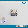 4 Plug Pins USB Type C SMT Double-row Female Connector With Positioning Pins(P/N:USB-F08512-S5504)
