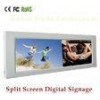 Home 14.9 Inch TFT LCD Advertising Display Screens Signage With Decoding Split Screen