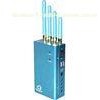 Blue Handheld High Power Vehicel Use GPS L1 / L2 / L3 / L4 / L5 Signal Rf Jammer For Concert Hall, T