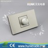 UL American type Grey stainless steel Panel Material DIMMER SCULPTOR switch of fan