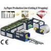 Four Unwinder Rolls A4 Paper Cutting And Packing Machine With PLC Control Systems