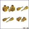 mcx rf coaxial connector for cable and pcb
