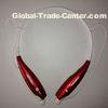 Red In Ear Canal Stereo Wireless Headphones Sport Bluetooth CSR4.0
