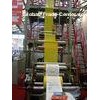 High Speed Double Rewinder PE Blown Film Extrusion Machine With Rotary Die Head