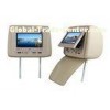 Black PAL, NTSC, AUTO DVD, SD, USB, IR, FM, Games Car Headrest DVD Players With 2 Wireless Joysticks