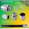 Delikon IP67 Aluminum Liquid Tight Conduit fittings for industry automation wiring  Delikon aluminum